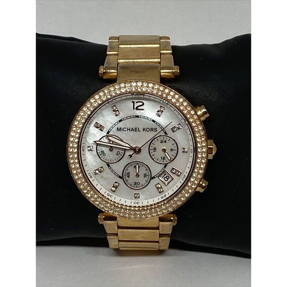 Michael Kors Parker MK5491 Womens Stainless Steel Analog Dial Quartz Watch WO7